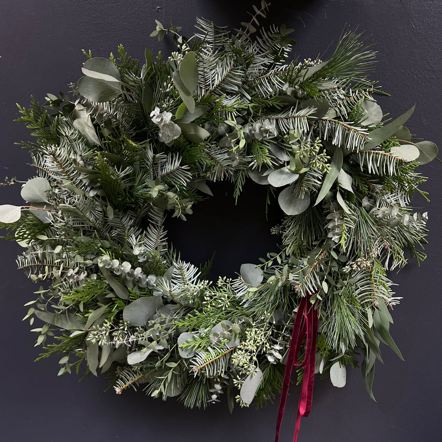 Silver Bells Wreath