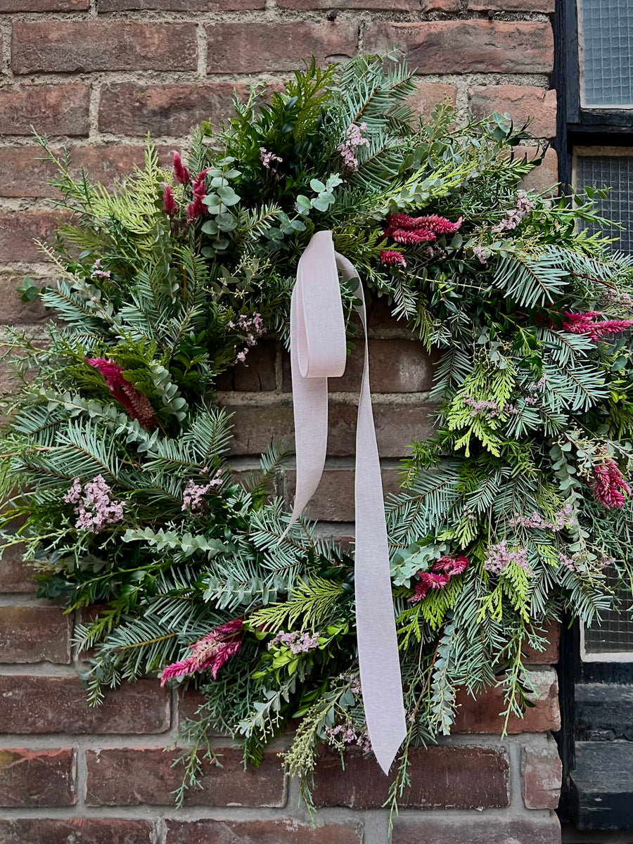 Tickled Pink Wreath